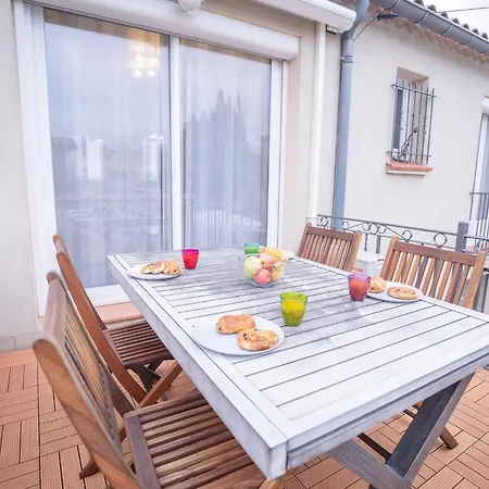 Terrasse Et Parking A 500m De La Cite Ar * Каркассонн